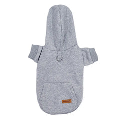 Winter Dog Clothes for Small Dogs Warm Fleece-Lined Hoodie Cozy Cotton Pullover Sweater Puppy Cute Pet Outfits for Cold Weather
