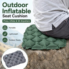 Outdoor Camping Travel Hiking Portable Inflatable Cushion Moisture-proof Waterproof Ultra-light Anti-bedsore Air Cushion
