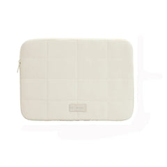 14/15.6inch Quilted Tablet Bag Shockproof Solid Color Travel Tablet