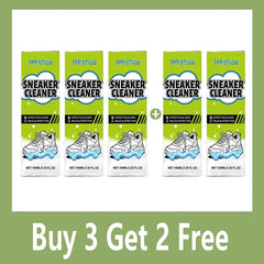White Shoe Cleaner Sneaker Cleaning Kit Foam Cleaner Shoe Whitener Stain Remover Waterless Yellowing Remover 100ml Deep Clean