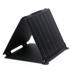 Foldable Solar Panel 5V/12V USB Portable Waterproof Cell Phone Power Pack Outdoor Battery Charger for Hiking Camping 30W