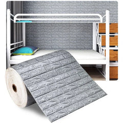 3D Foam Brick Wall Panels Stickers Self Adhesive Waterproof Living