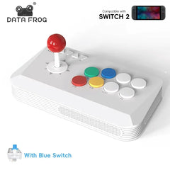 DATA FROG Y5A Arcade Stick for Switch 2/PC - Wireless Bluetooth/2.4G/Wired Fighting Game Controller