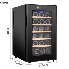 HXL 18-Pack Red Wine Constant Temperature Wine Cabinet Refrigerator Electronic Air Cooling Refrigerated Cabinet