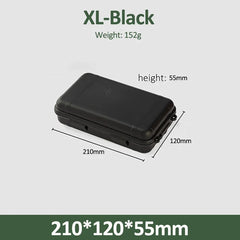 S/L/XL Size Outdoor Plastic Waterproof Sealed Survival Box Container Camping Outdoor Travel Storage Box Fishing Tackle Bag