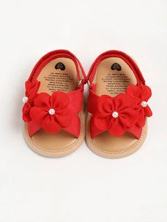 Baby Summer Sandals, PU Non-Slip Soles, Soft Flat Shoes for Infants, Suitable for Learning to Walk Indoors and Outdoors.