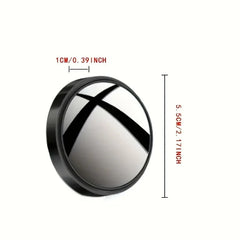 A Pair of 360-Degree Adjustable Wide-Angle Blind Spot Mirrors