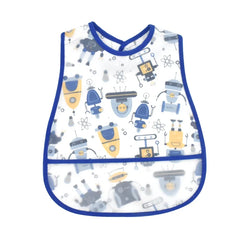 2023New Cartoon Pattern EVA Waterproof Pocket Lunch Feeding Bibs Adjustable Baby Bibs Cute Children Baby Apron Kids Burp Cloths