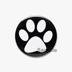 32/44/58mm Creative Round Animal Letter Pins Cartoon Character Funny