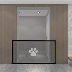 Pet Dog Barrier Fences Portable Folding Breathable Mesh Pet Safety Gate Isolated Networks Doorways Staircases Dog Fences