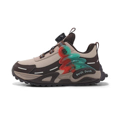 Children Casual Shoes Autumn Winter PU Leather Sneakers for Kids Fashion Patchwork Sports Shoes Boys Girls Gym Trainers 2026 New