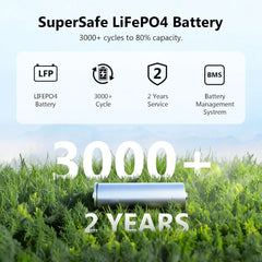 VTOMAN FlashSpeed 2400 Portable Power Station, 1408Wh LiFePO4 Battery, 2400W (Peak 3200W), 58-Min Fast Charge, UPS Solar Generator for Home Backup, Camping, RV, Off-Grid Living & Emergency Power