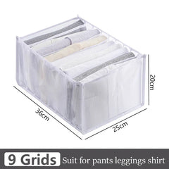 Jeans Organization Storage Box Closet Organizer Clothing Organization System Drawer Organizers Cabinet Pants Storage Organizer