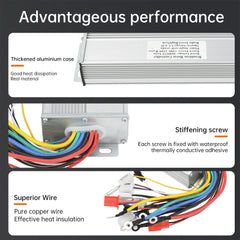 Electric Bicycle Accessories 48V-72V Electric Bike 1200-1500W Brushless DC Motor Controller For Electric Bicycle E-bike Scooter