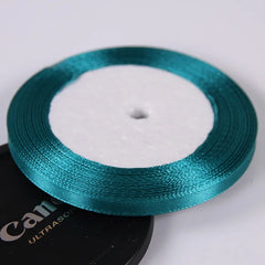 22 Meters/Roll 6mm Silk Satin Ribbons Christmas Halloween Birthday Party Gift Wrapping Ribbons DIY Handmade Crafts Material