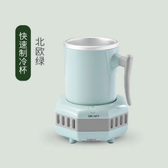 Portable Mini Beverage Cooler Cup, Quick Cooling Drink Chiller for Beer Milk Juice, Personal Cooling Device for Office Dorm Use