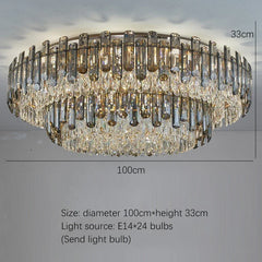Nordic Led Crystal Chandeliers Gold Luxury Lighting Dining Living Room Bedroom Kitchen Island Lights Indoor Hanging Light Lustre