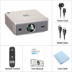 AUN U002 Pro Projector Android 2+32G 300 Inch 4K LED Video Projector 1080P FHD TOF Focus Home Theater Bluetooth Speaker Smart TV