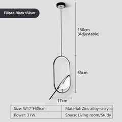 Rotatable Magpie Bird LED Pendant Light for Bedside Bedroom Indoor Gold Silver Hanging Lighting Chandelier Lamps Foyer AC85-265V