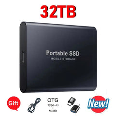 Reliable Brand 1TB External Hard Drive  Portable SSD  2TB 4TB  USB 3.1 High Speed Solid State Disk Data Storage