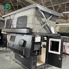 Truck Camping Cabin, Fully Equipped Pop-up Camping Cabin with Shower, Kitchen, Bed, and Storage, Suitable for Outings and Travel