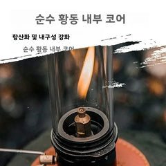 MOUNTAINHIKER Retro Picnic Camping Atmosphere Light Creative Desktop Bedside Gas Lamp for Outdoor Decorative Lighting