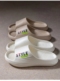 Summer Women's Slipper Outdoor Wear Soft Sole Sliders Bathroom Anti-slip Casual Slippers Indoor Thick Bottom Household Shoe