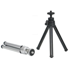 Mini Flexible Tripod 2 Section Stand Holder for Projector Camera Aluminum Alloy Desktop Tripod for Mobile Phone