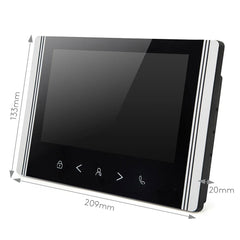 HOMSECUR 7" WIFI Video Door Phone Call Intercom Outdoor Monitoring for 2 Families