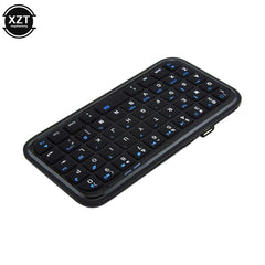 Mini Bluetooth 3.0 Keyboard Rechargeable Slim Travel Size Wireless Keypad Small Portable 49 Keys Keyboard for Tablets Smartphone