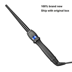Aofeilei Ceramic Cone Hair Curling Iron Big Waver Electric Curl Hair Curlers with Gloves Cone Shape Hair Styling Tool