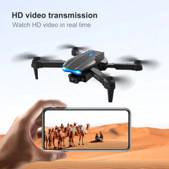 The 2026 Upgraded E88PRO MAX Foldable Drone Features Dual Cameras, Extra Batteries, an 8K Screen for Remote Control, and One-click Return-to-home Functionality. Suitable for Beginners, It's an Ideal Independence Day or Holida