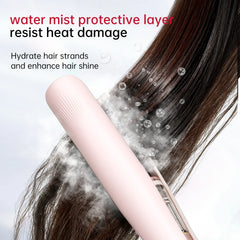 Steam Hair Straightener, Steam Sesh, Reduces Damage, Nourishes Hair & Expedites Straightening, Flat Iron with Press Smooth