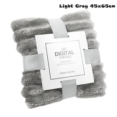 New Double Sided Warm Blanket Skin-Friendly Warm Conditioning Quilt Solid Color Breathable Striped Blankets