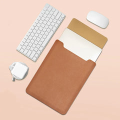 Laptop Bag, 13/13.3/14/15/15.4/15.6/16 Inch, Notebook Computer Mouse Pad, Pu Leather Bladder Bag, Computer Bag Accessories