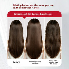 Steam Hair Straightener, Steam Sesh, Reduces Damage, Nourishes Hair & Expedites Straightening, Flat Iron with Press Smooth