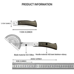 Folding Knife Outdoor Field Hiking Travel Camping Tent Barbecue Fishing Picnic Multi-functional Convenient Tool