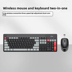Hot Selling USB Keyboard and Mouse Sets Silent Commercial & Home Wireless Keyboard and Mouse for Desktop Computers and Laptops