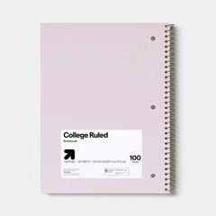 College Rule Delicate Flower Gold Foil 7.5"X10.5" Spiral Paper Notebook Gold