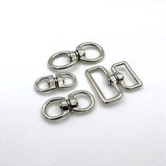 Metal Eight-Character Rotating Buckle Ring Anti-Knotting Dog Chain Buckle Connecting Ring DIY Jewelry Pendant Jewelry Accessory