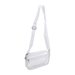 PVC Transparent Shoulder Bag Woman Crossbody Bags Concerts Sports Events Waterproof Jelly Pack Summer Travel Purse Phone Pouch
