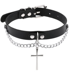 1pc Harajuku Gothic Spike Rivet Star Necklaces Collares Hip Hop Rock