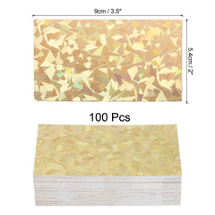 50/100Pcs Business Card Stock Blank Business Cards for Laser Printer Small Message Card Graffiti Scrapbooking DIY Thanks