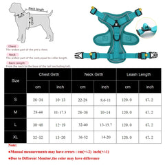 Pet Dog Leash Harness Tactical Training Puppy Vest Harnesses For Small Medium Dogs Cats Reflective Pug Chest Strap Accessories