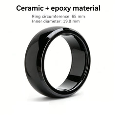 NFC Full Ceramic Smart Ring Compatible with NFC 216 Enabled Phones and Devices Programmable for Bussiness Access control tag