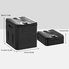Portable Camping Toilet Foldable Camping Travel Toilet Collapsible Portable Potty for Camping Road Trips Emergency Car Use
