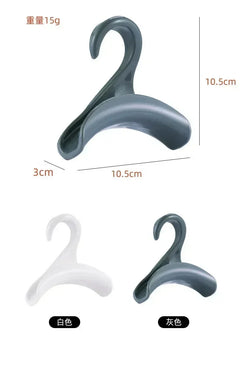 5pcs bag hanger hook Handbag hat scarf storage rack wardrobe backpack hook Handbag Holder Storage Rack Organization