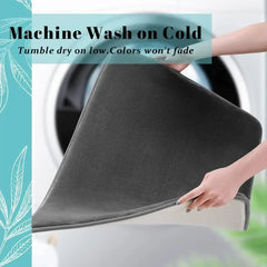 Bath Mat & Bathroom Extra Thick & Soft Memory Foam & Non Slip Super