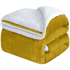 Fluffy Sherpa Fleece Blanket Throw Single Double King Cozy Warm Sofa Bed Throws