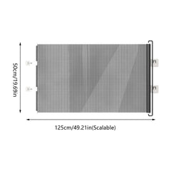 Retractable Barrier Fences Mesh Design Higher Design Mesh Stairs Gate Easy Install Punch-Free Dog Safety Fence Pet Supplies
